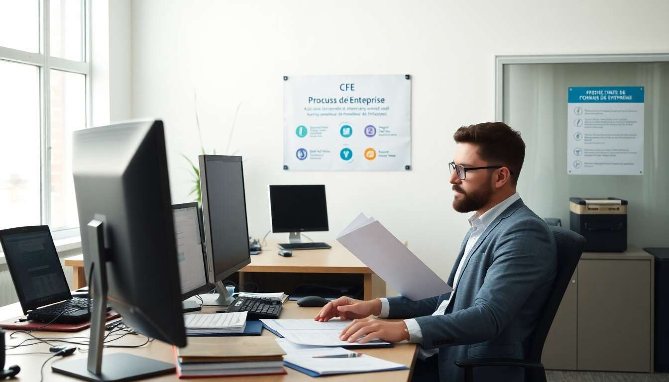 Le processus de création d'une entreprise via le cfe