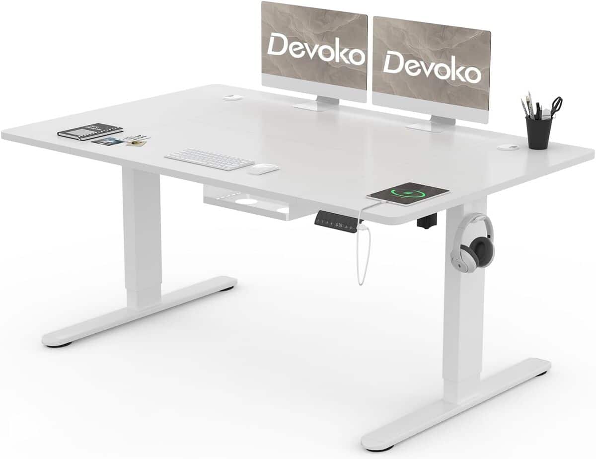 Avis sur le bureau électrique Devoko assis-debout : design et praticité