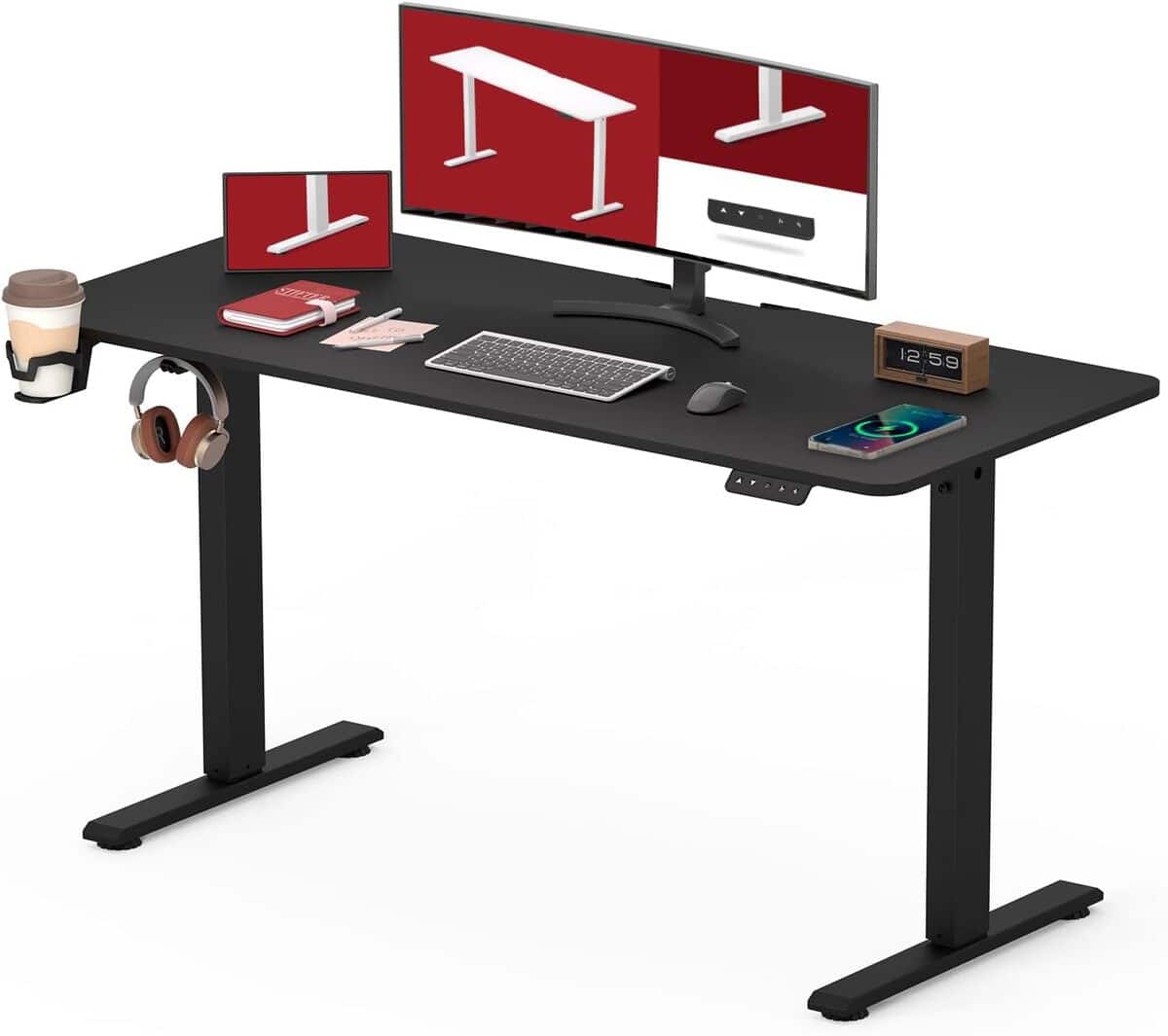 Test : bureau électrique assis-debout SANODESK QS1
