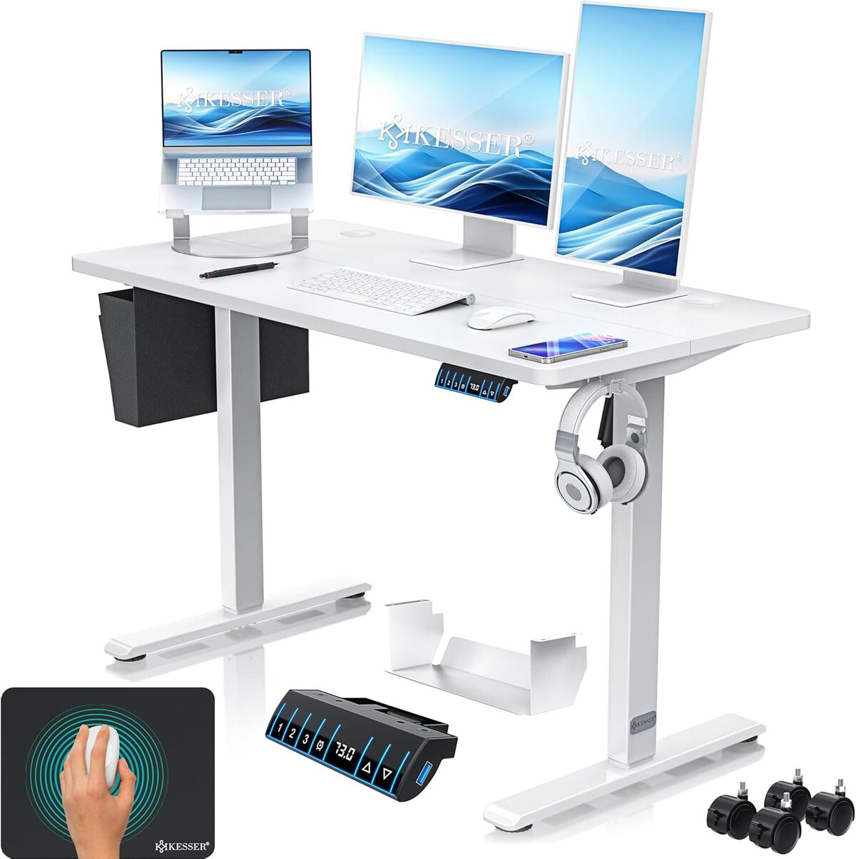 Test : bureau électrique KESSER® ergonomique et polyvalent