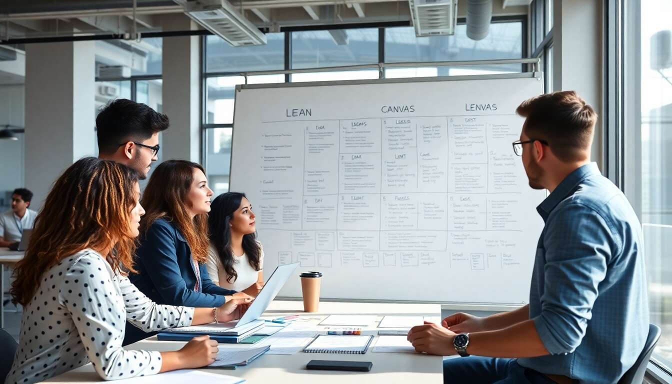 Maîtriser le lean canvas pour structurer son projet