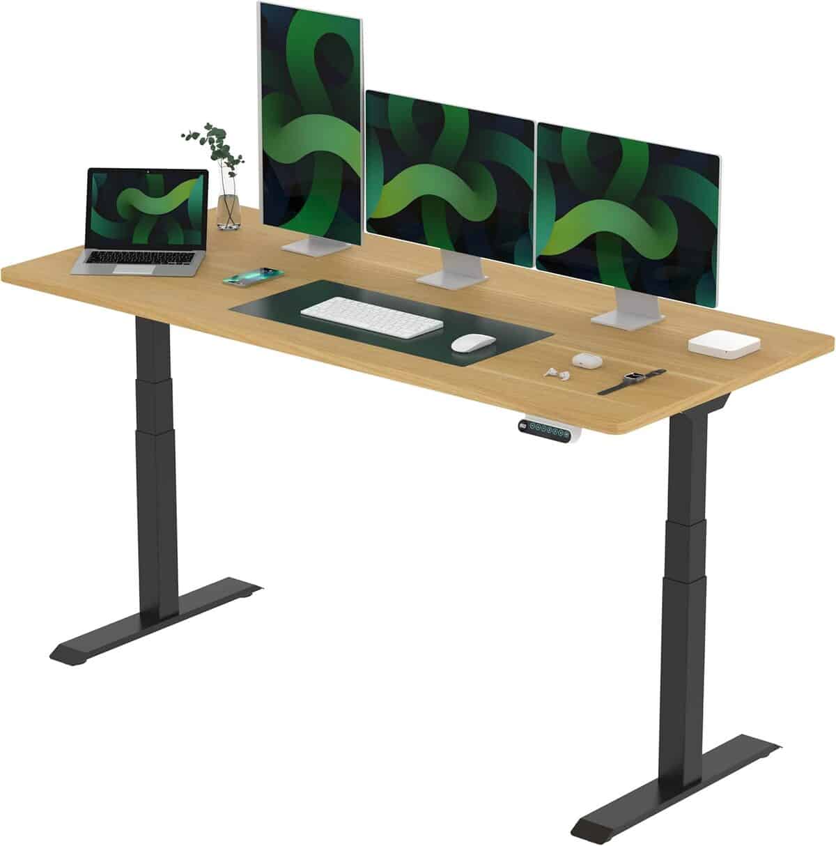 Test : bureau électrique assis-debout Flexispot 3 colonnes
