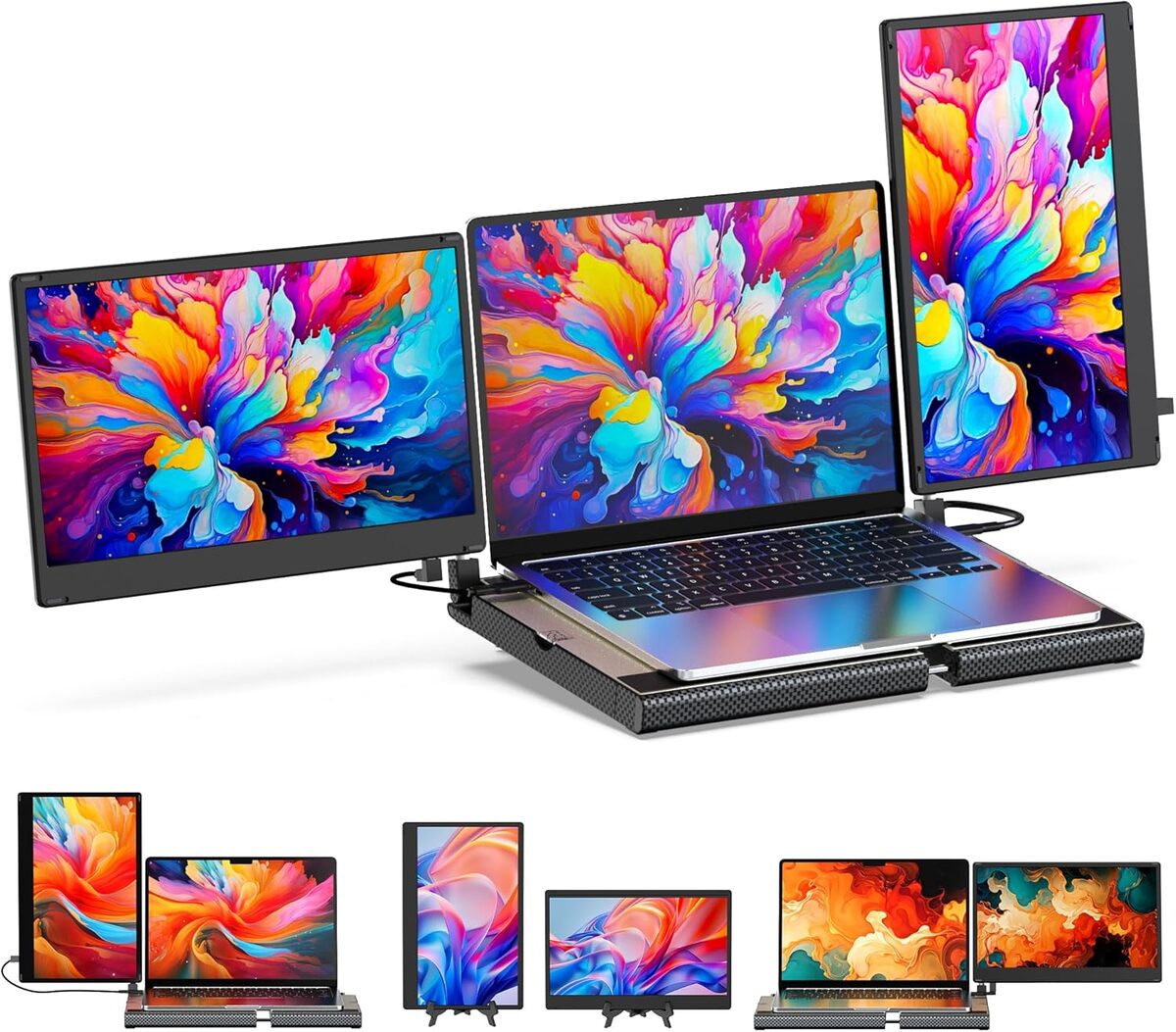 Test de l'extension d'écran F3 : triple moniteur portable 360°