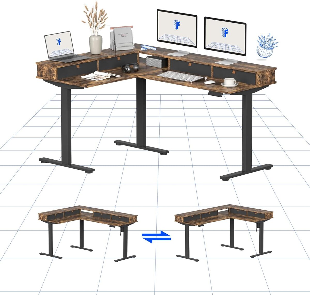 Test du bureau réglable en hauteur FLEXISPOT : conception flexible et pratique