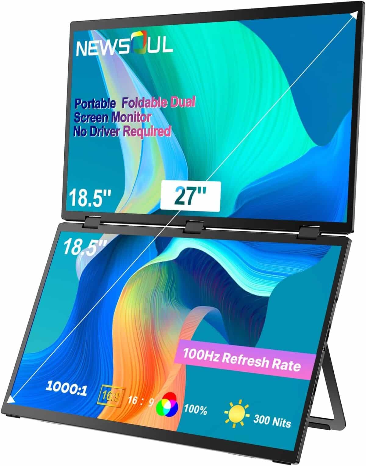 Test : moniteur Newsoul 18, 5" double écran et 100 Hz