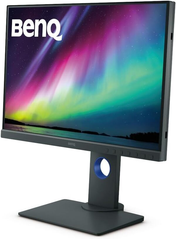 BenQ SW240 Écran pour Photographe (Technologie AQcolor, 24 Pouces, 1920 x 1200, AdobeRGB/P3 Wide Color, HDR, Calibrage Matériel, Compatible MacBook Pro M1/M2)