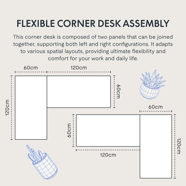 FLEXISPOT Bureau Assis Debout d'angle 180x120cm, Table en L avec 3 Pieds, Bureau Électrique Réglable en Hauteur avec 4 Boutons Mémoire (Noir)