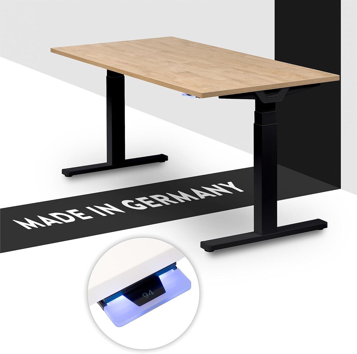 Test : boho office Premium Line, bureau électrique assis-debout noir