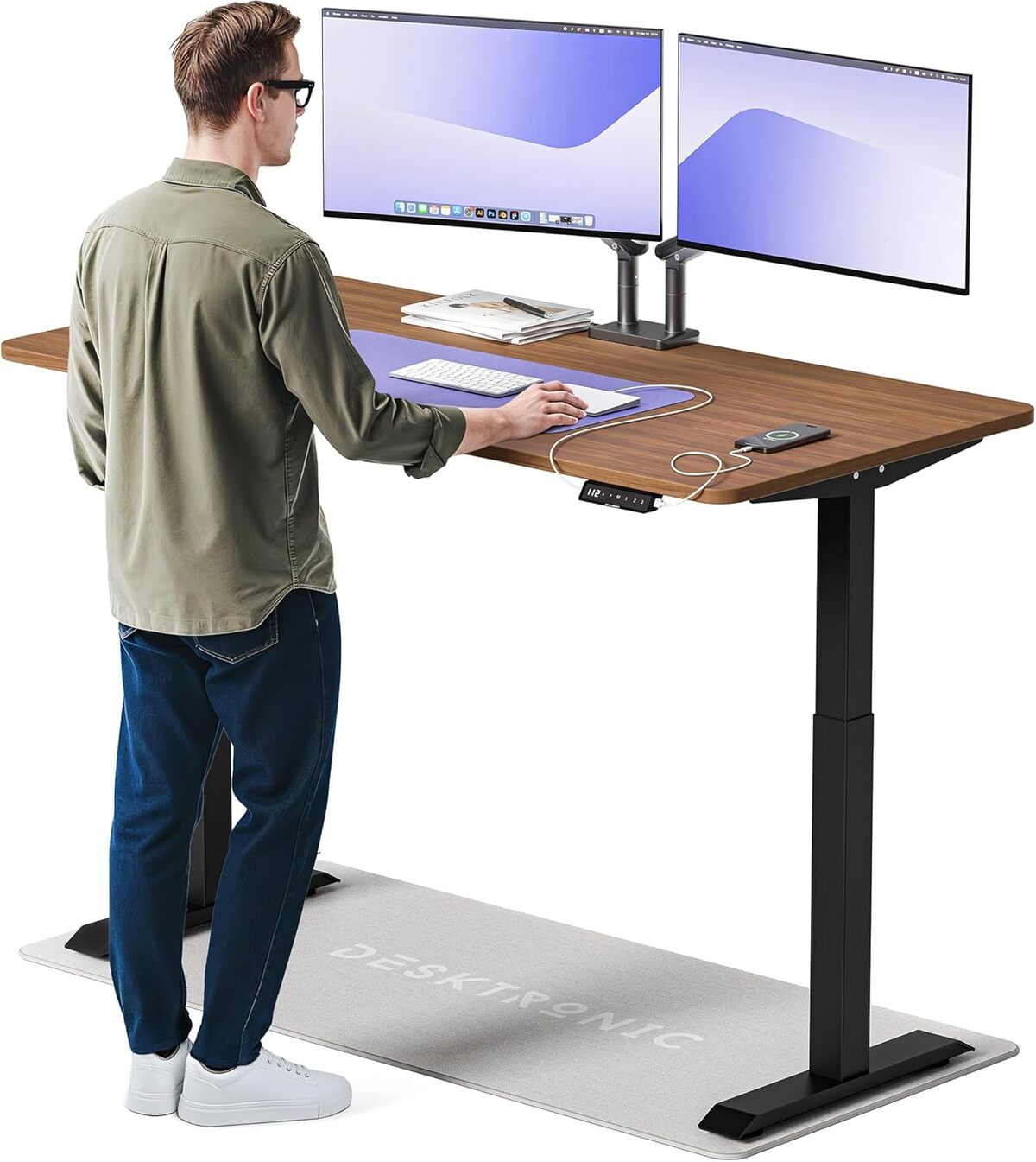 Test : bureau assis-debout Desktronic 160x80cm