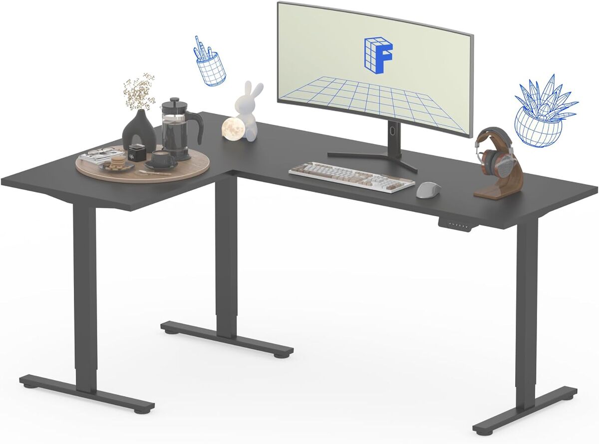 Test : bureau électrique en L FLEXISPOT 180x120 cm réglable