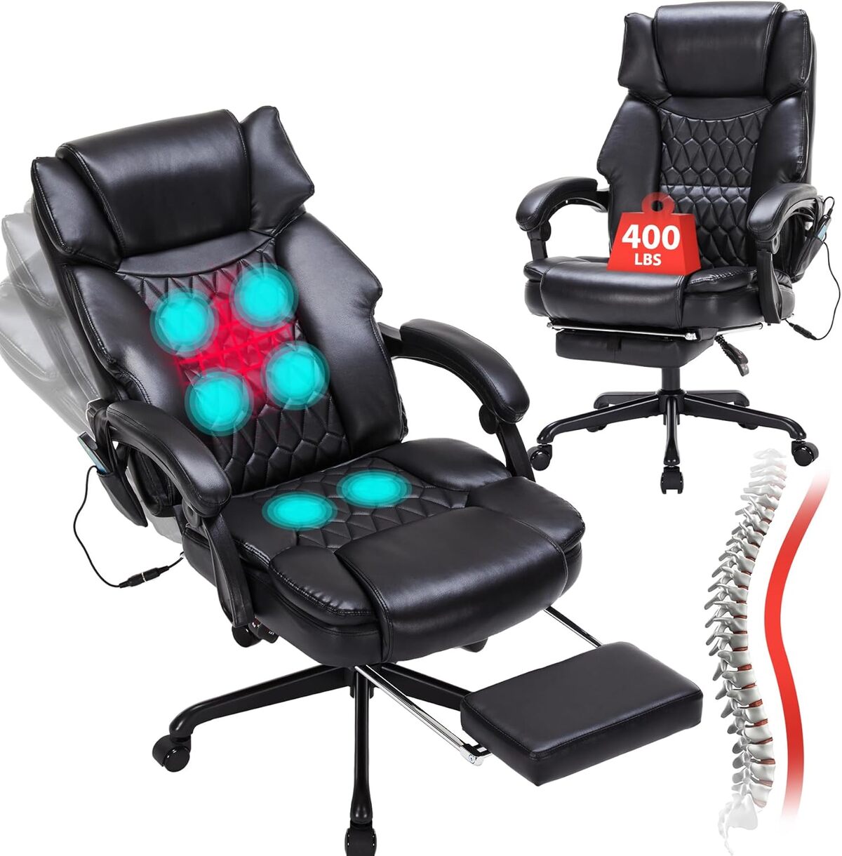 Test : chaise de bureau de massage HESL, performante et ergonomique