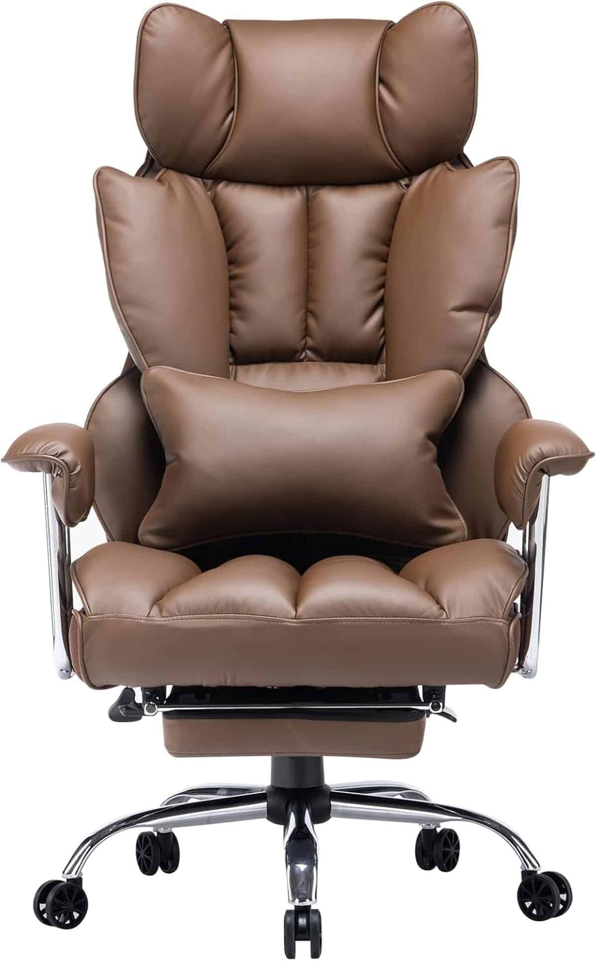 Test : fauteuil de bureau Efomao ergonomique 200kg avec pouf