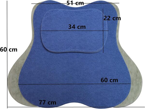 DragonflyChair - Chaise de bureau active pour s'asseoir dans différentes positions (siège tailleur, position assise japonaise, etc.) comme les enfants sur le sol (Large, Espresso)