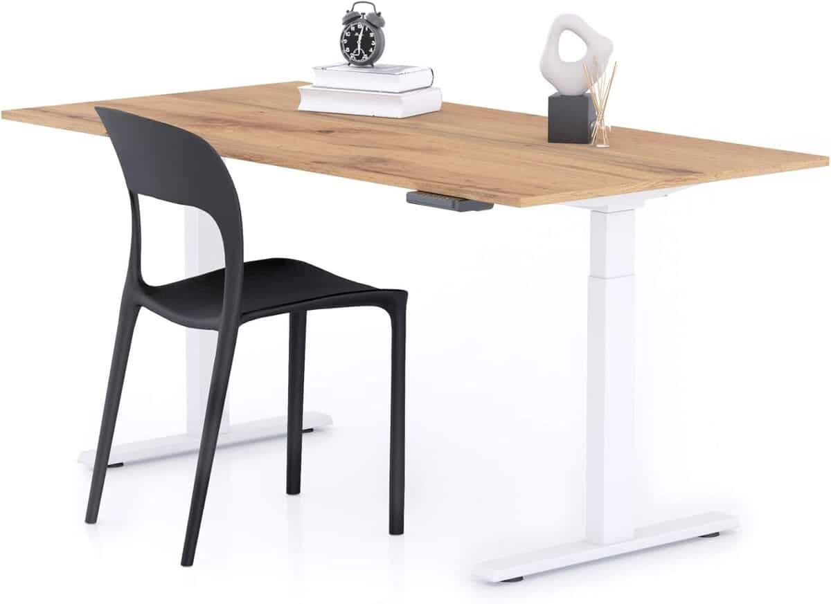 Test : bureau assis/debout Clara Mobili Fiver, design rustique et pratique