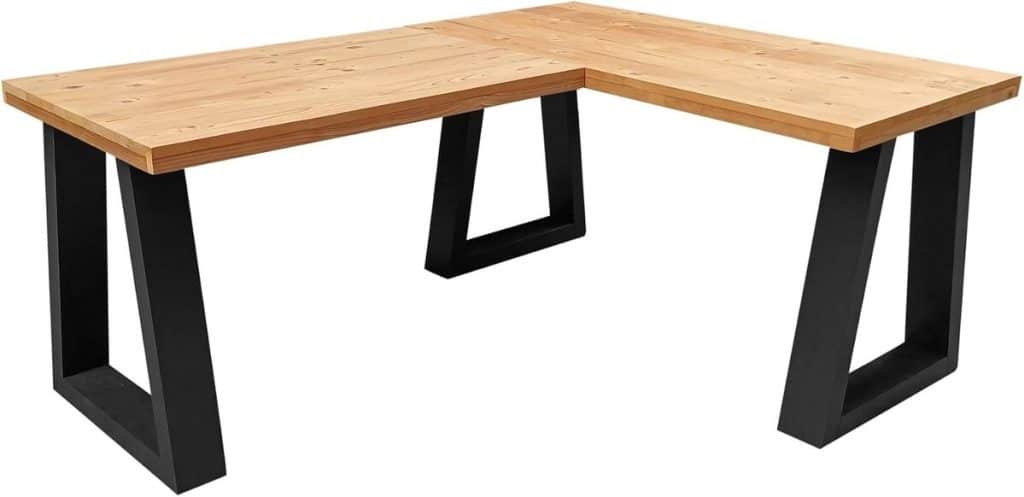 Test : bureau d'angle Wood4you Vancouver bois torréfié