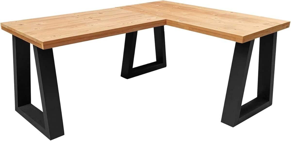 Test : bureau d'angle Wood4you Vancouver bois torréfié