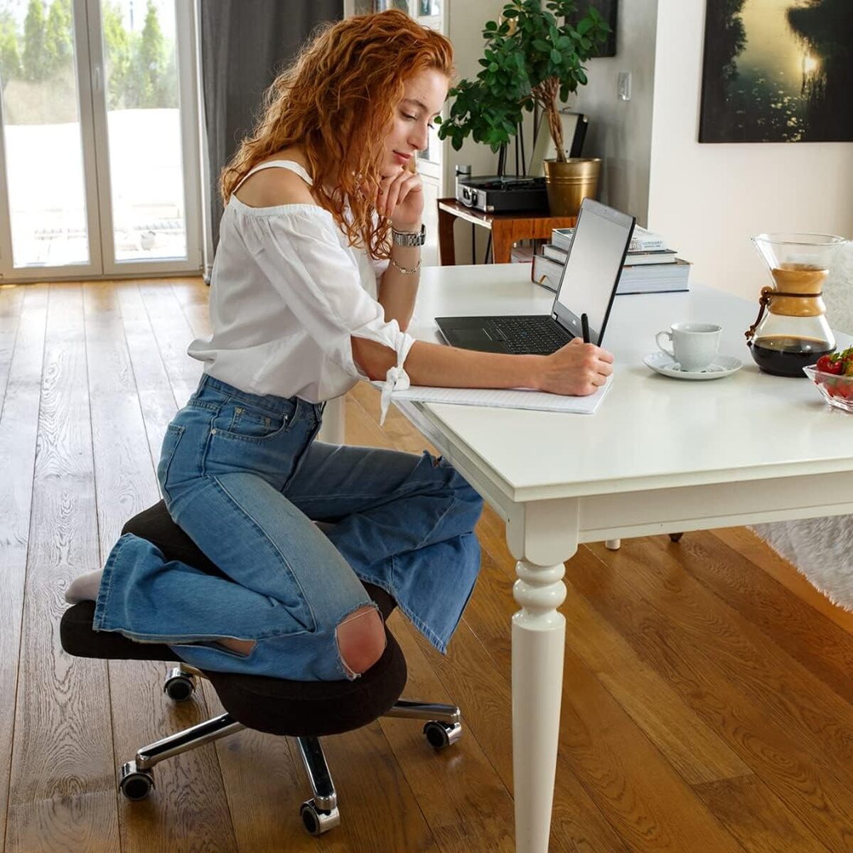Test : chaise de bureau DragonflyChair, positions actives et confort optimal