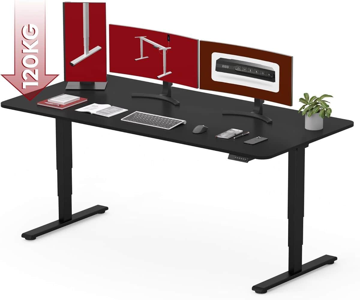 Test du bureau assis-debout Sanodesk EC4 : puissance et confort au rendez-vous !