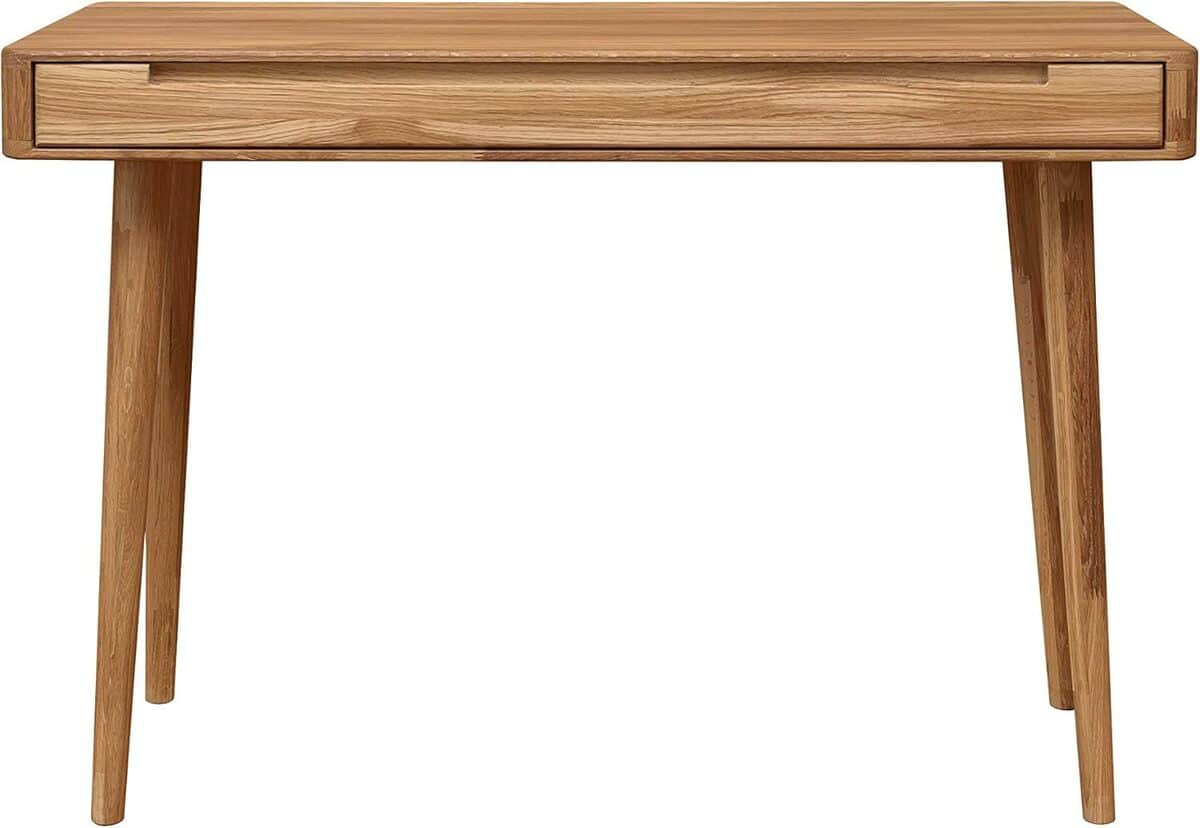 Test du bureau en chรชne massif Nordicstory Escandi : polyvalence et style nordique