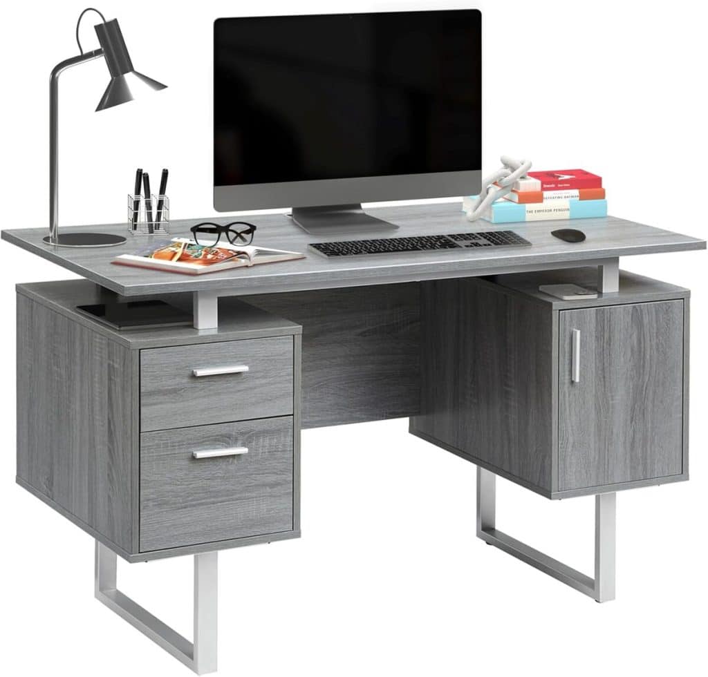 Test du bureau moderne Techni Mobili avec rangement