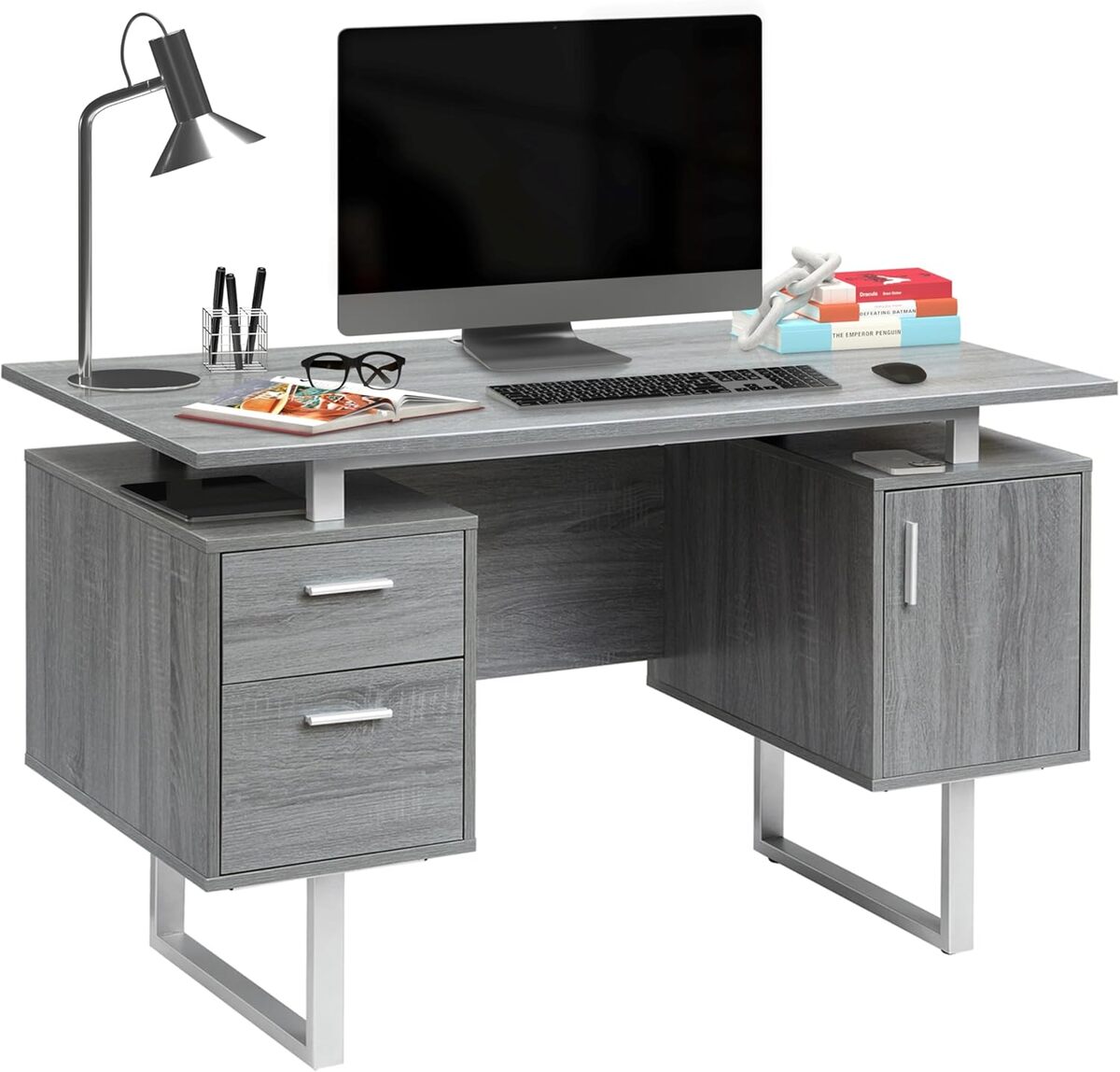 Test du bureau moderne Techni Mobili avec rangement