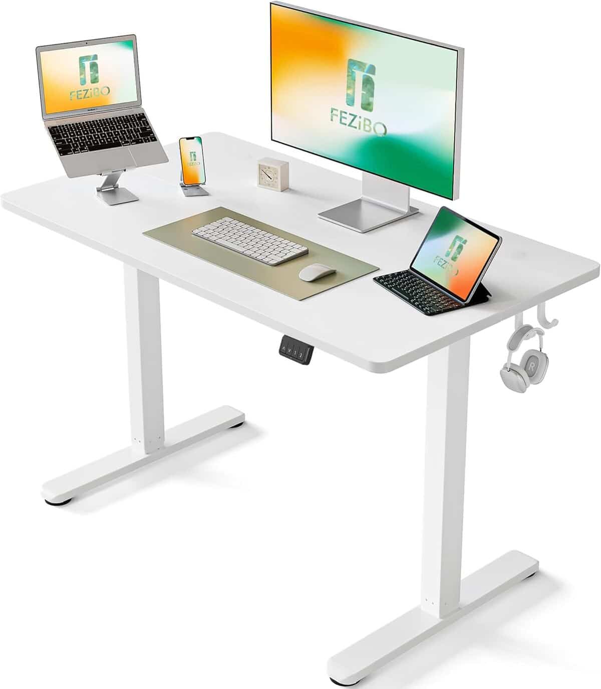 Test : bureau électrique ajustable Fezibo avec système anti-collision