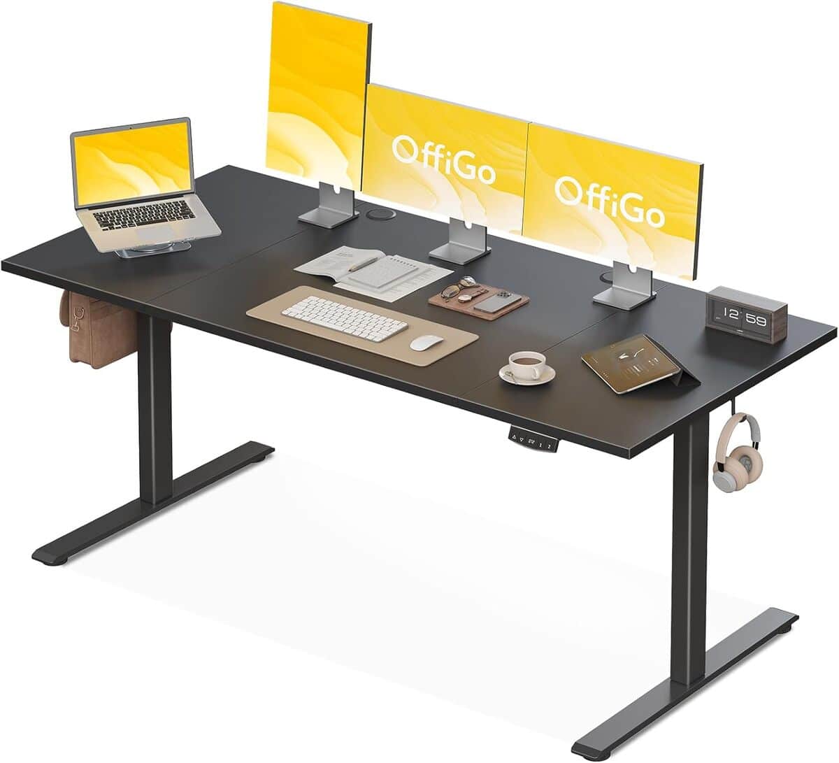 Test : bureau électrique OffiGo élévateur 180 cm fonction mémoire