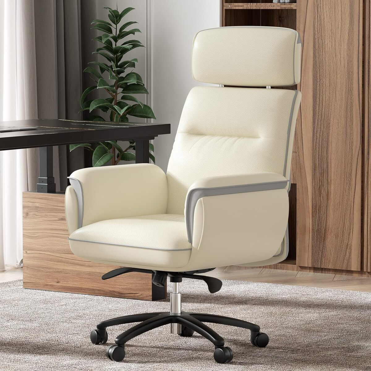 Test : chaise de bureau ergonomique Eureka Ergonomic en cuir blanc