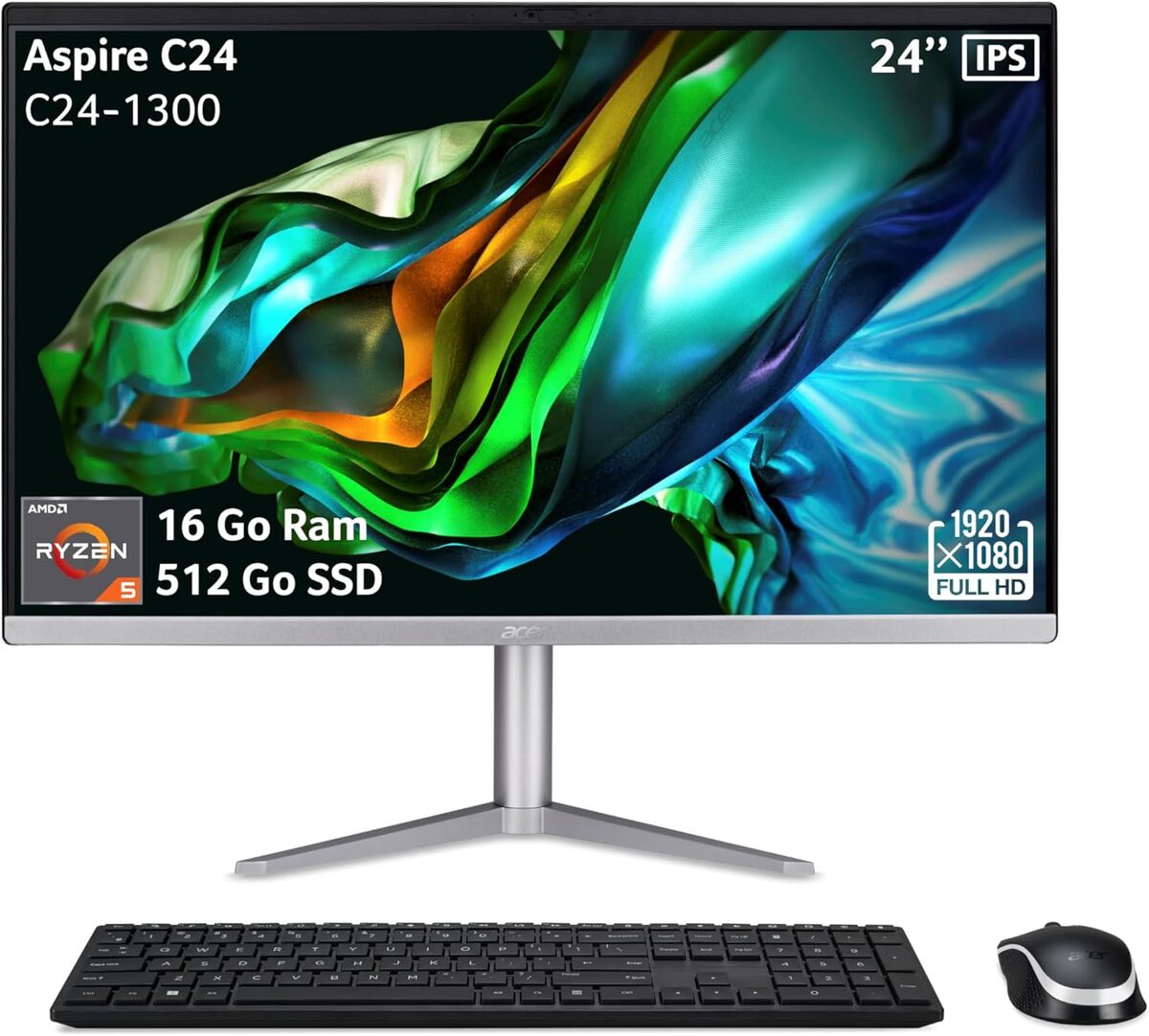 Test du Acer Aspire C24-1300 : pC tout-en-un puissant et élégant