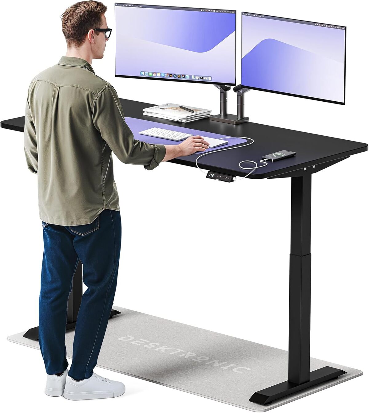 Test du bureau électrique réglable Desktronic 160x80cm