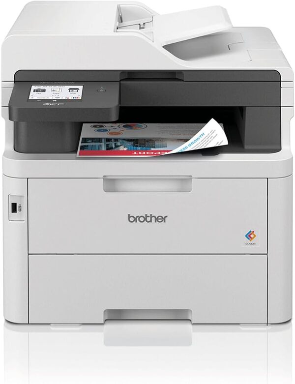 Brother MFC-L3760CDW - Imprimante Laser Couleur Multifonction (Impression/Scan/Copie/Fax) - Recto-Verso Automatique en impression - USB/WiFi/Ethernet - 2 mois OFFERTS à l'abonnement EcoPro