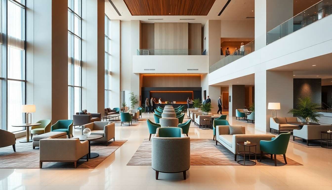 Tendances actuelles en mobilier h&ocirc;telier et restauration