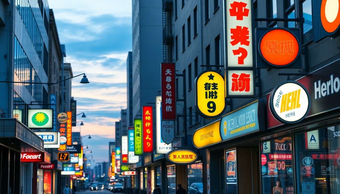 Diff&eacute;renciation entre enseignes lumineuses et non lumineuses