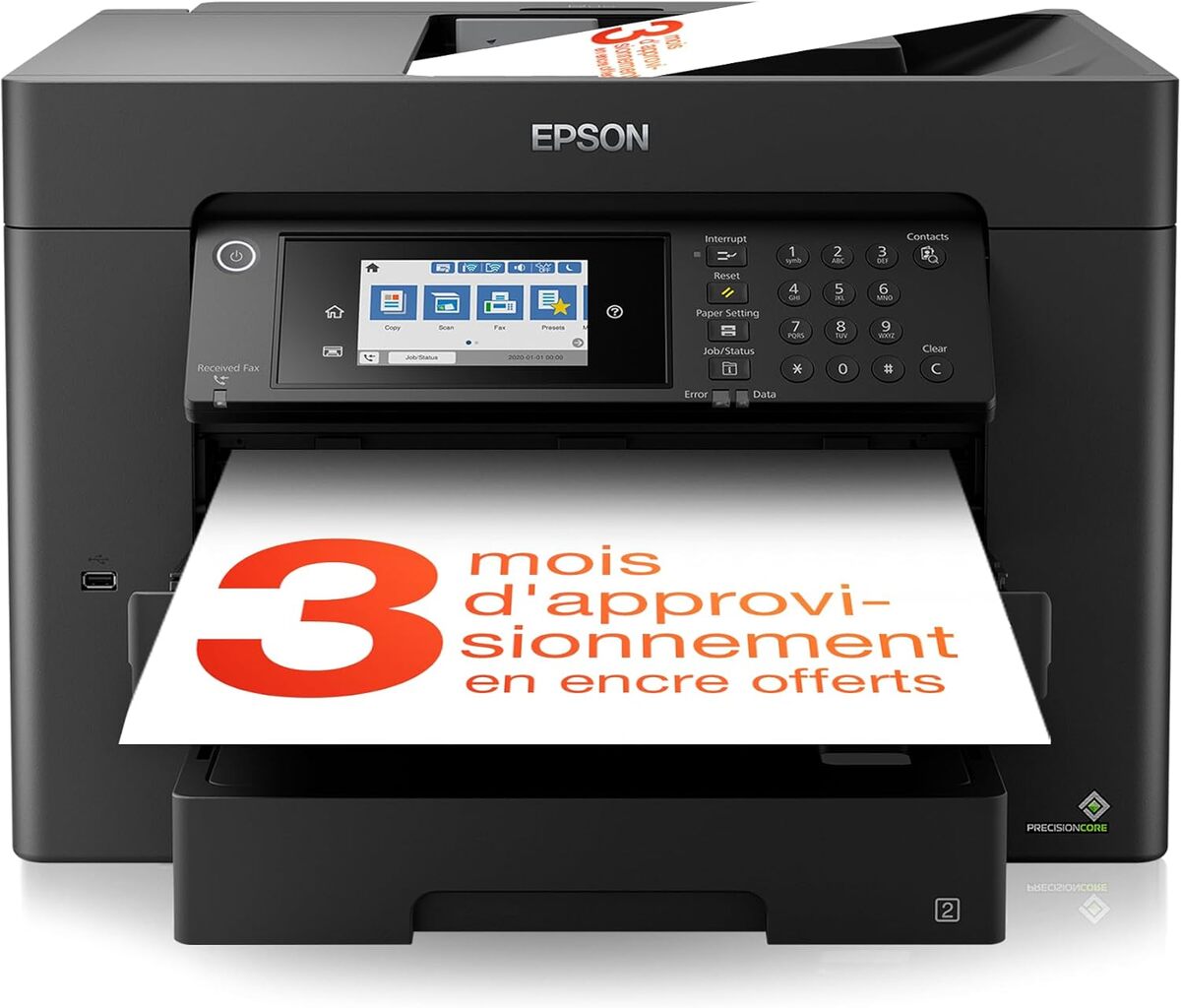 Test de l'imprimante Epson WF-7840DTW : performance et polyvalence