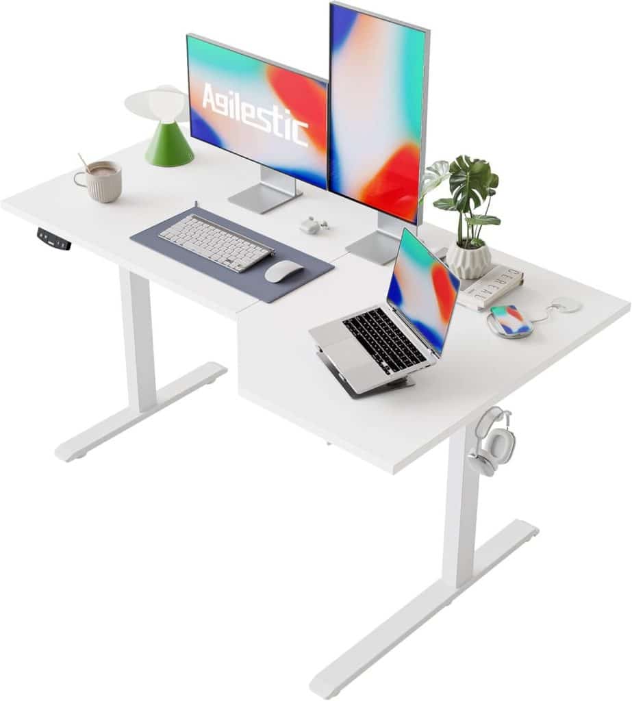 Test du bureau électrique ajustable Agilestic L 140 cm : ergonomie et praticité