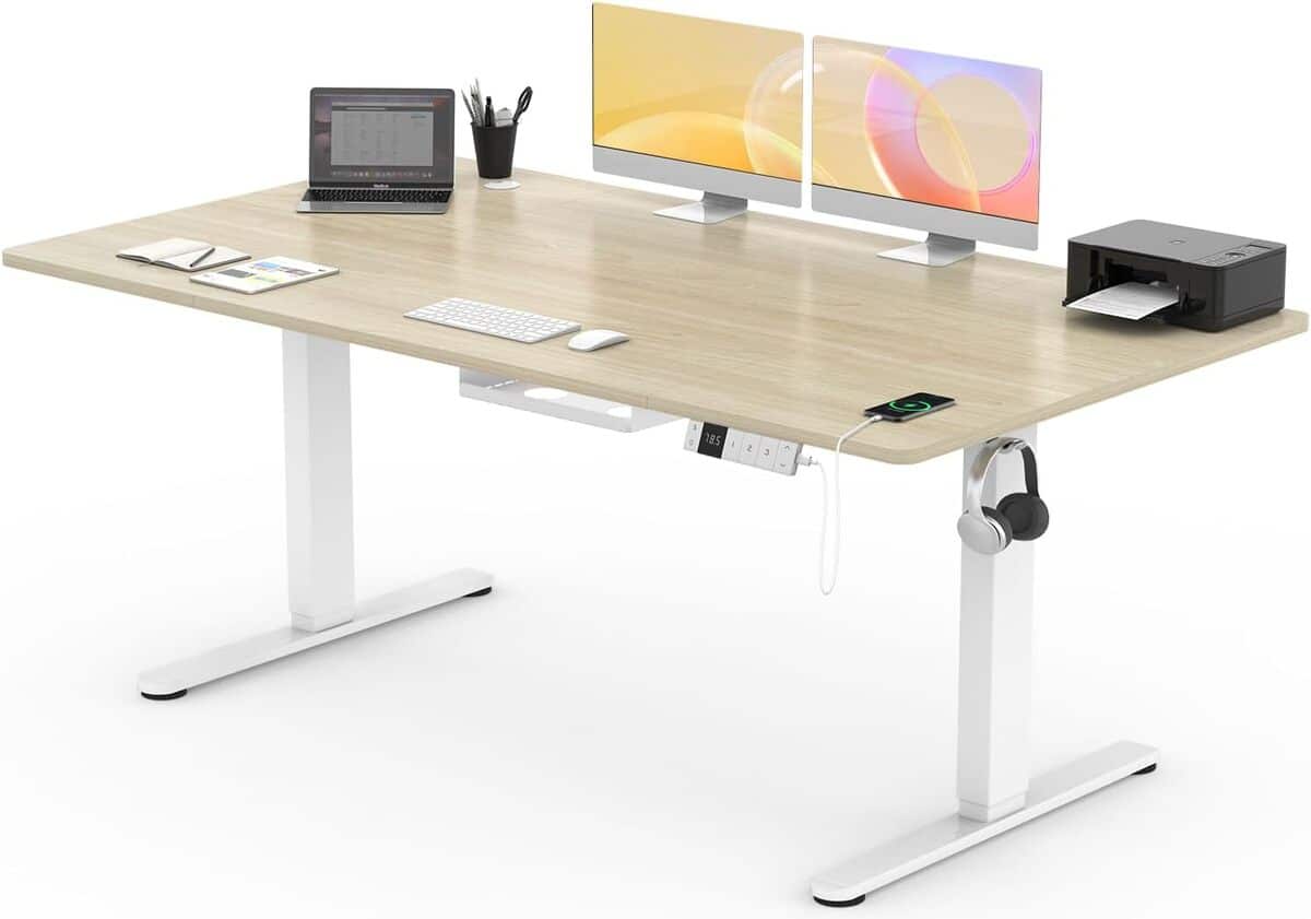 Test du bureau électrique Devoko 180×80 cm : confort et praticité