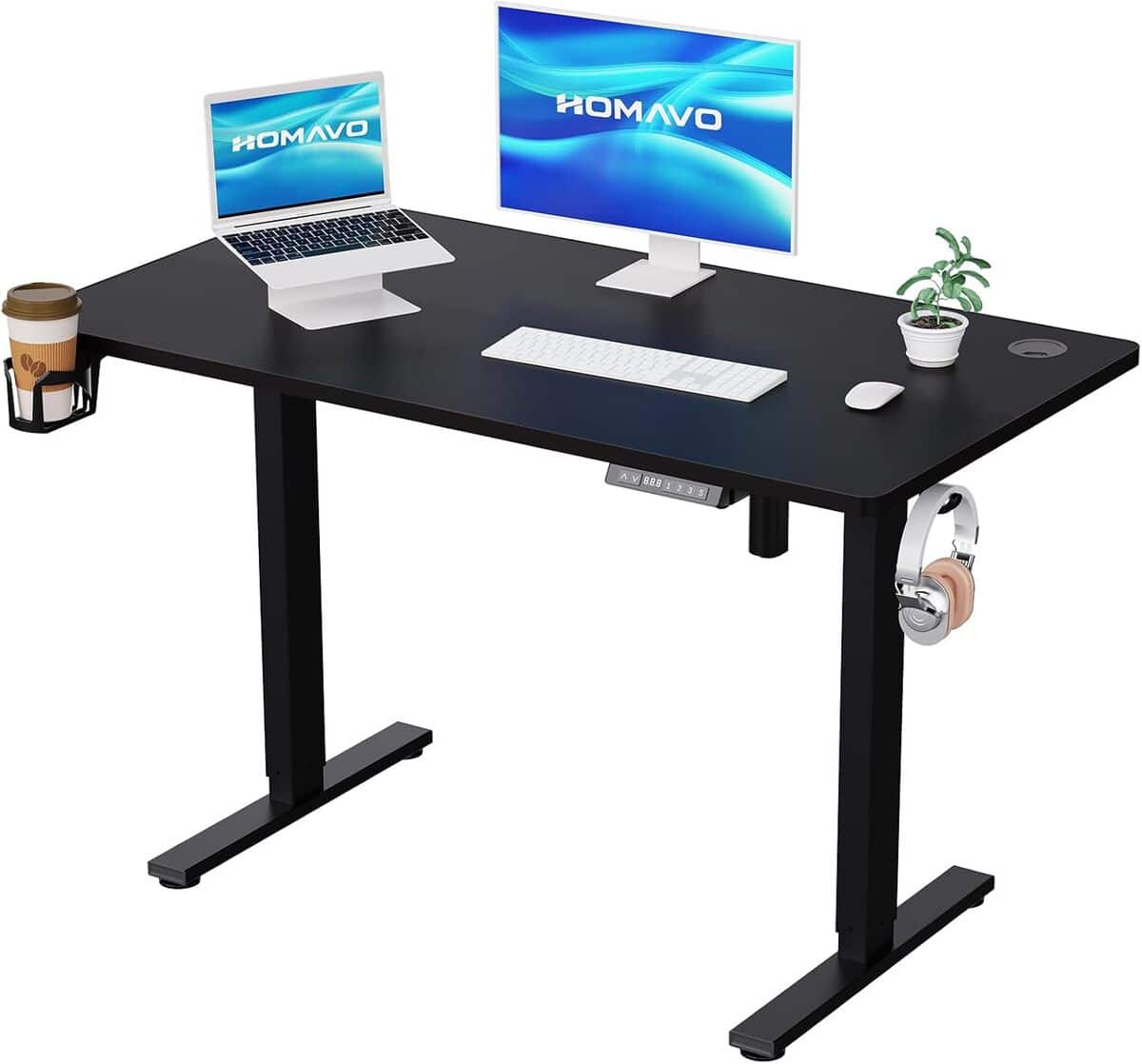 Test du bureau électrique Homavo : réglable et pratique