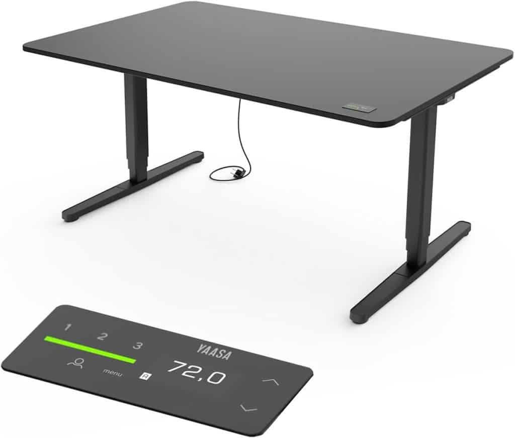 Test du bureau électrique Yaasa Desk Pro : ergonomie et performance
