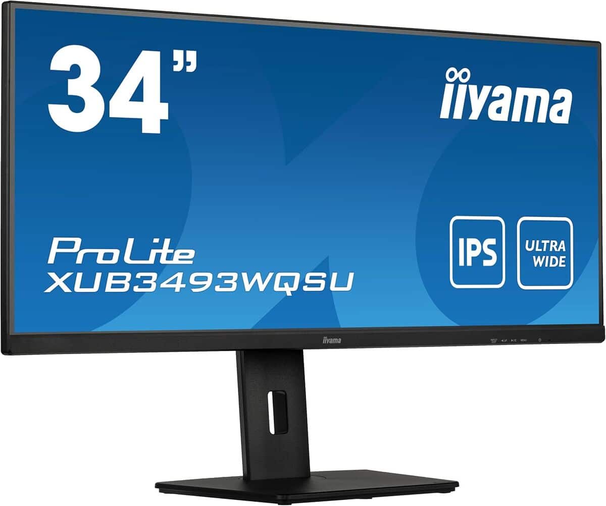 Test écran PC IIYAMA XUB3493WQSU-B5 : ultra large et performant