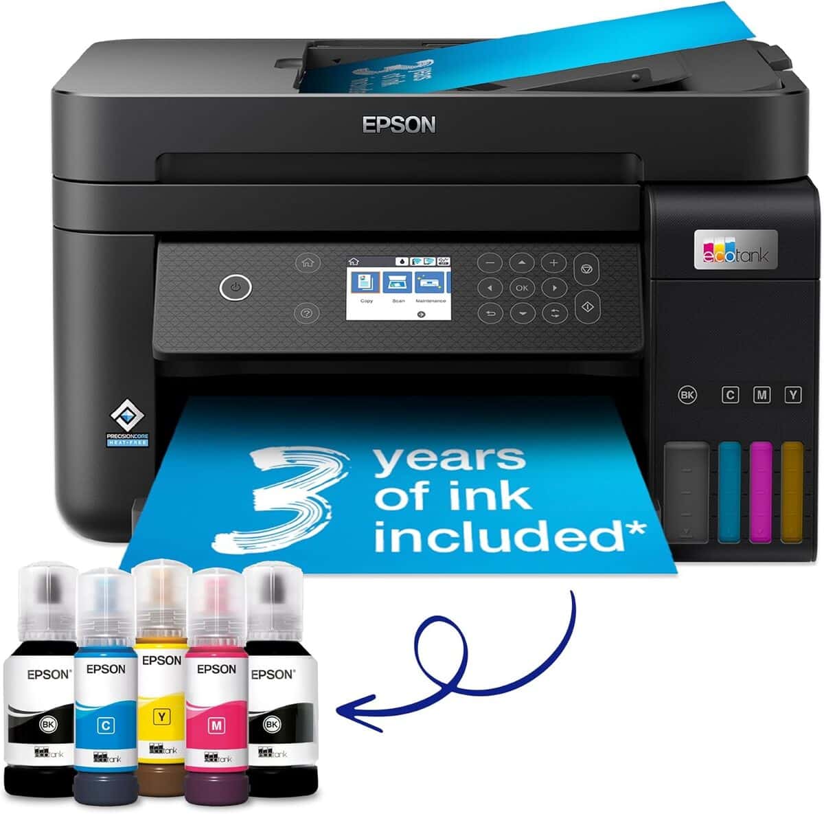 Test : epson EcoTank ET-3850, l'imprimante multifonction autonome