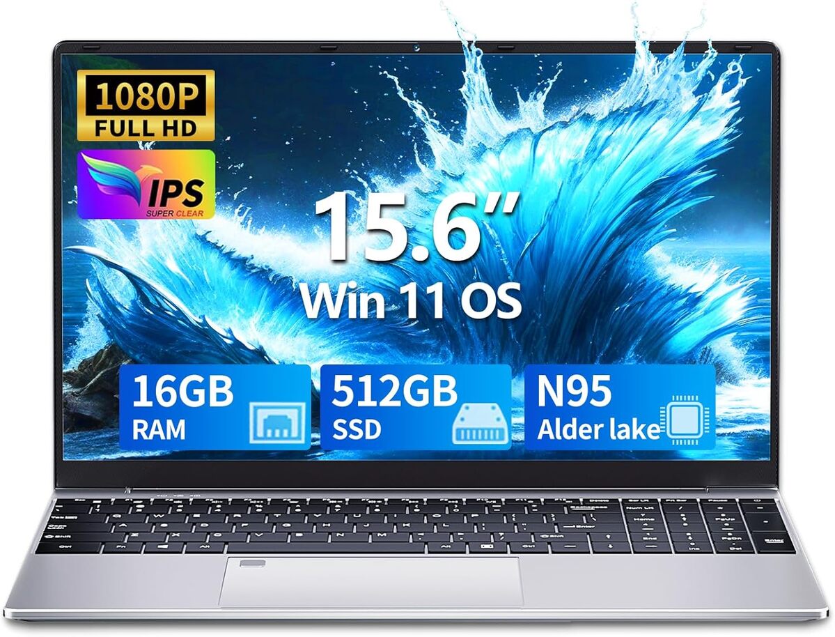 Test : ordinateur portable Celeron N95 16Go 512Go écran 15, 6 pouces