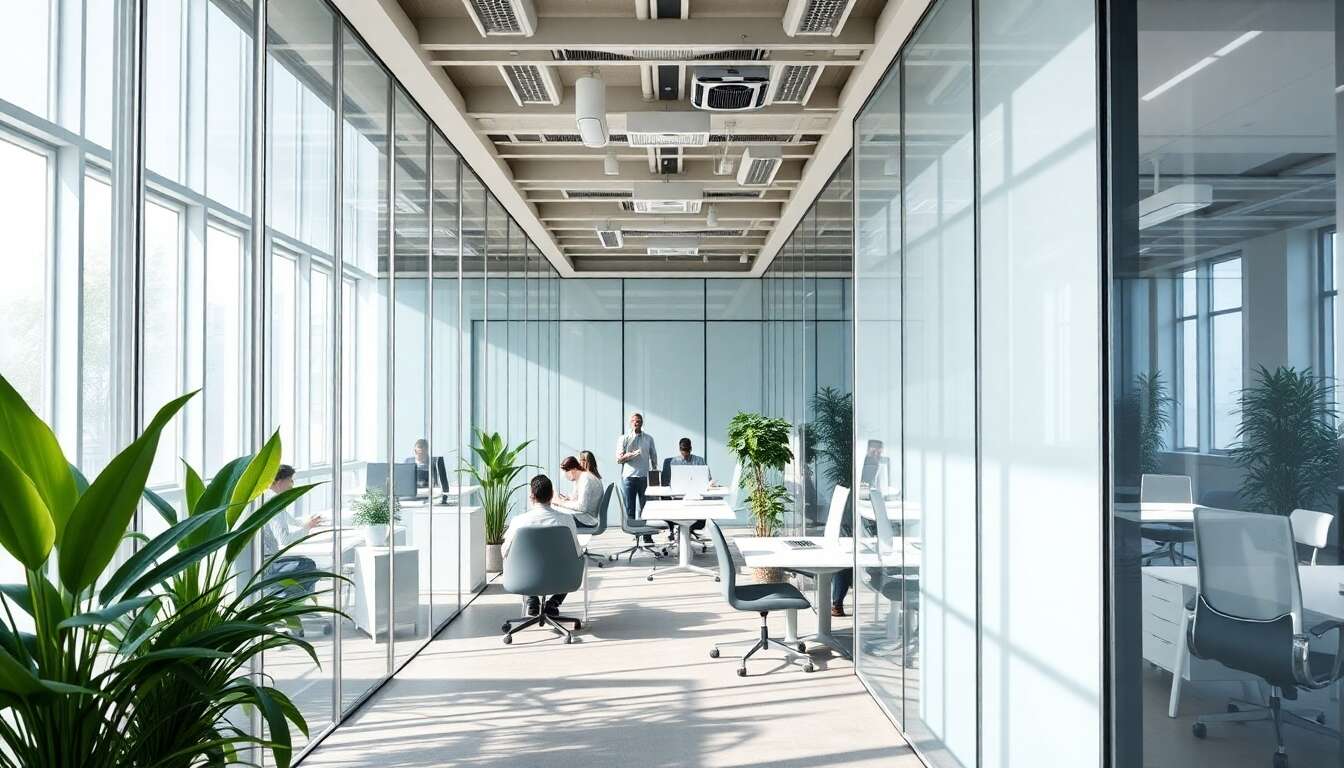 Optimiser l'isolation phonique des bureaux vitrés