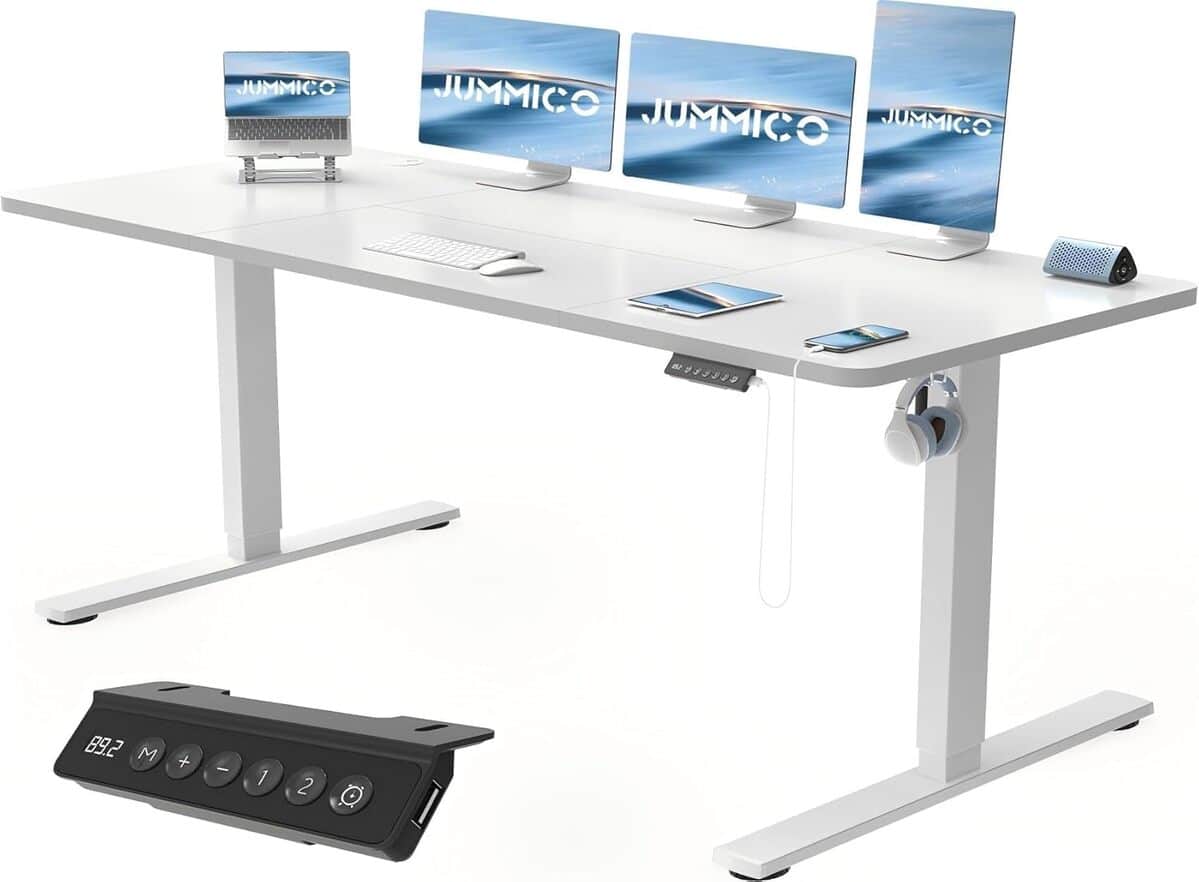 Test : bureau électrique ajustable JUMMICO avec chargeur USB