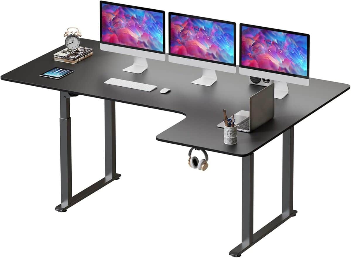 Test : bureau électrique Dripex en L, double moteur