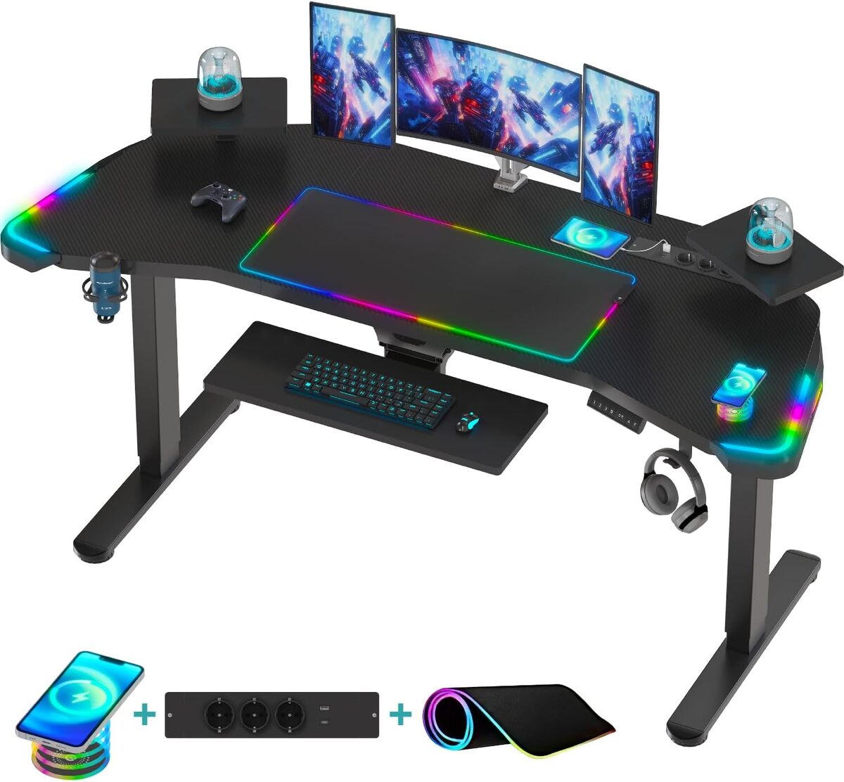 Test du bureau gaming Devoko : performance et confort électrique