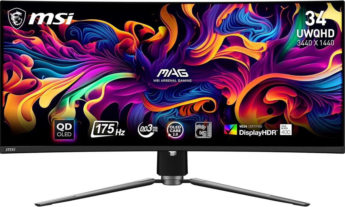 Test MSI MPG 341CQP : écran gaming incurvé Quantum Dot OLED 34'' UWQHD