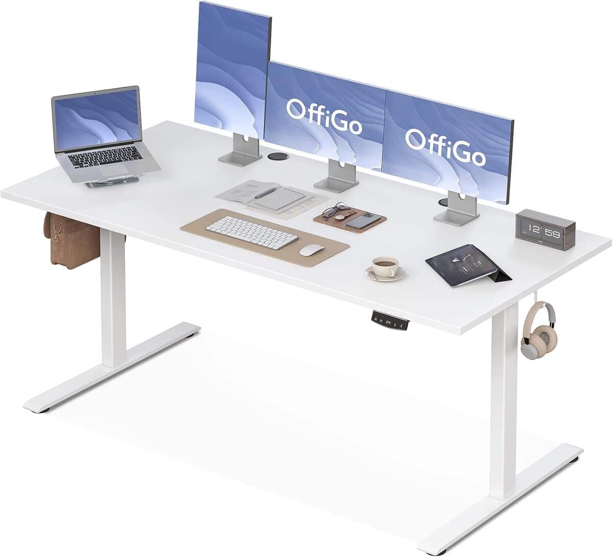 Test OffiGo bureau assis debout électrique, 180 cm : l'ergonomie à mémoire