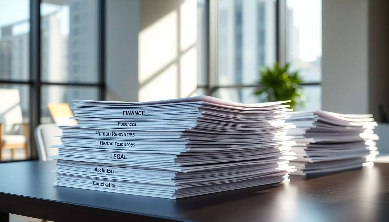 Dur&eacute;e l&eacute;gale de conservation des documents par cat&eacute;gorie