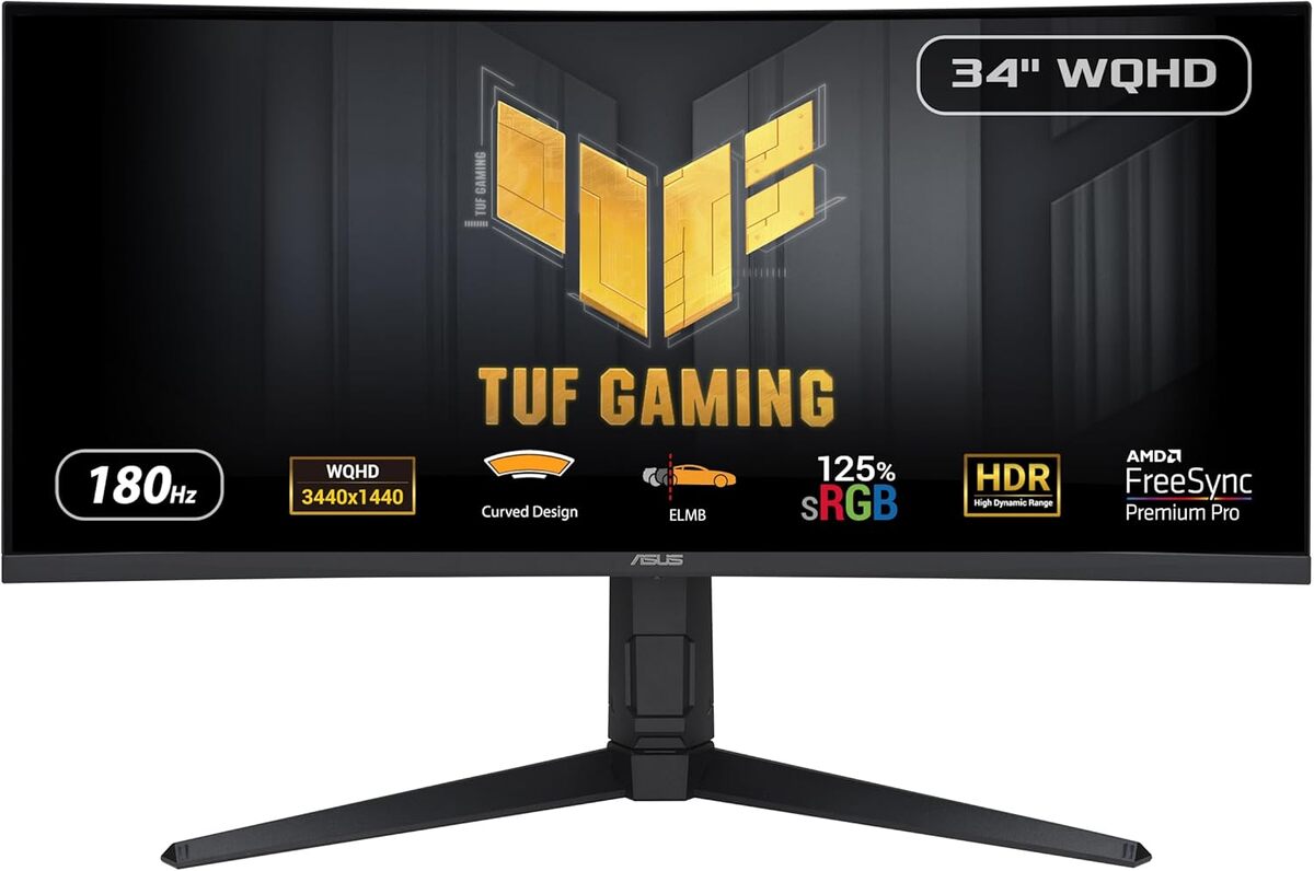 Test Asus TUF Gaming VG34VQL3A : écran PC incurvé ultime pour gamers