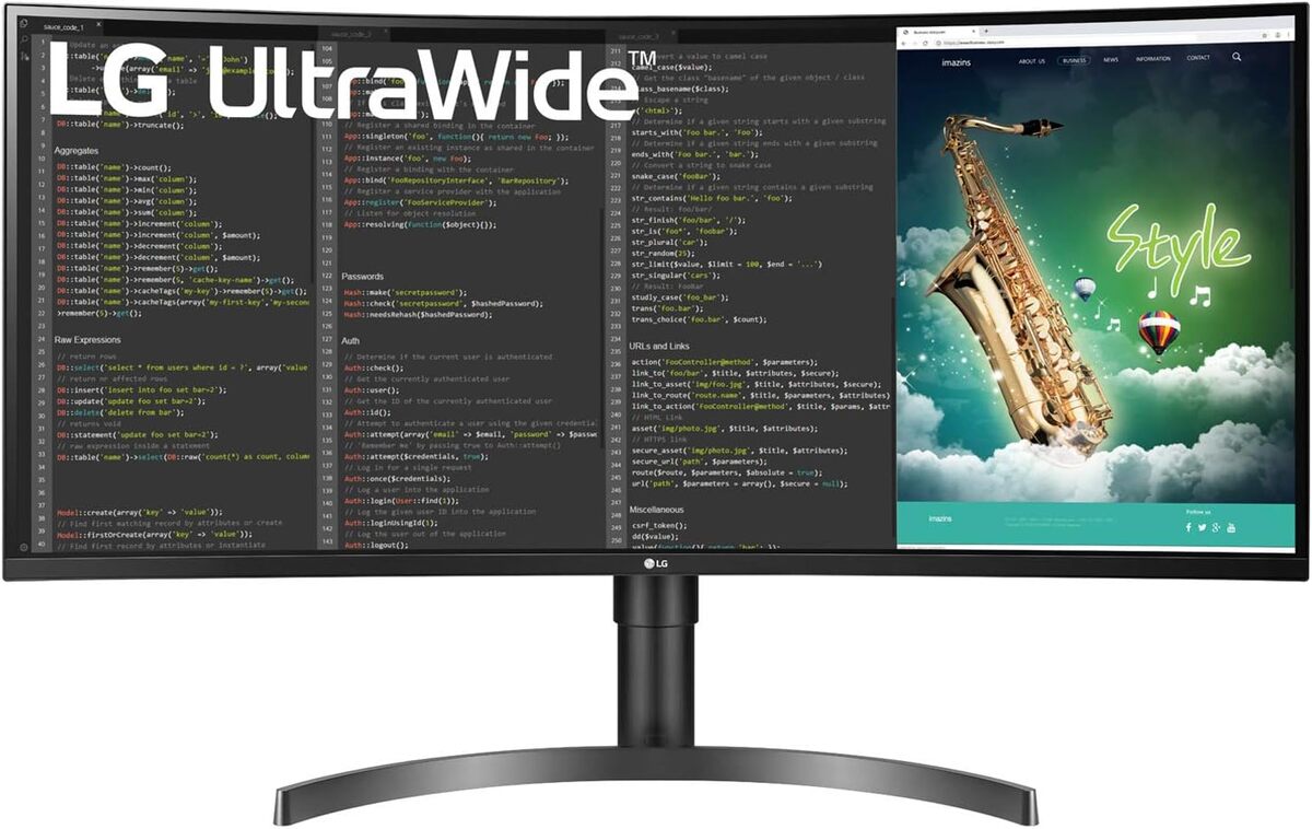 Test de l'écran LG UltraWide 35WN75CP-B : immersion totale